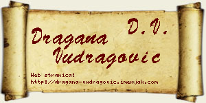 Dragana Vudragović vizit kartica